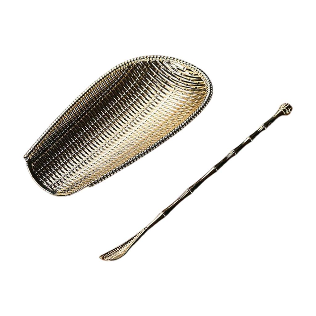 Alloy Spoon Rest Tea Utensils for Chinese Tea Bar Accessories Countertop