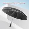 with Ring Buckle Reverse Folding Umbrella UV Protection Women's Parasol  Men's Business