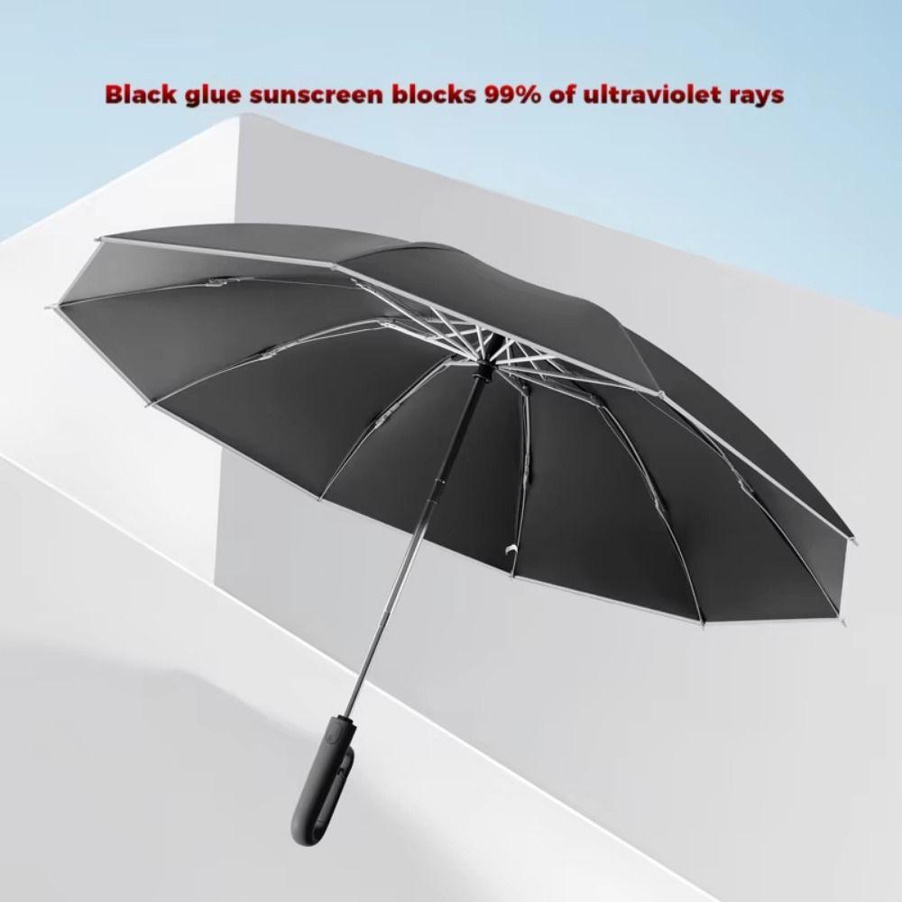 with Ring Buckle Reverse Folding Umbrella UV Protection Women's Parasol  Men's Business