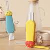 Yousheng 3-In-1 Cup Lid Cleaning Brush Baby Bottle Gap Corner Tight Spaces Scrubbing Brush Home Kitchen Cleaning Tool