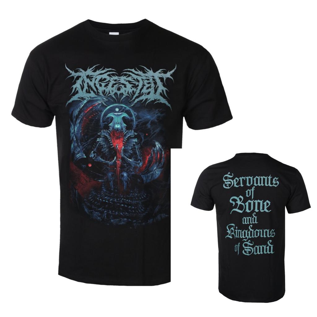 Ingested Graphic Cotton Band Tshirt Unisex Summer Short Sleeve Fashion Brand Tee Luxury Casual Vintage Tees