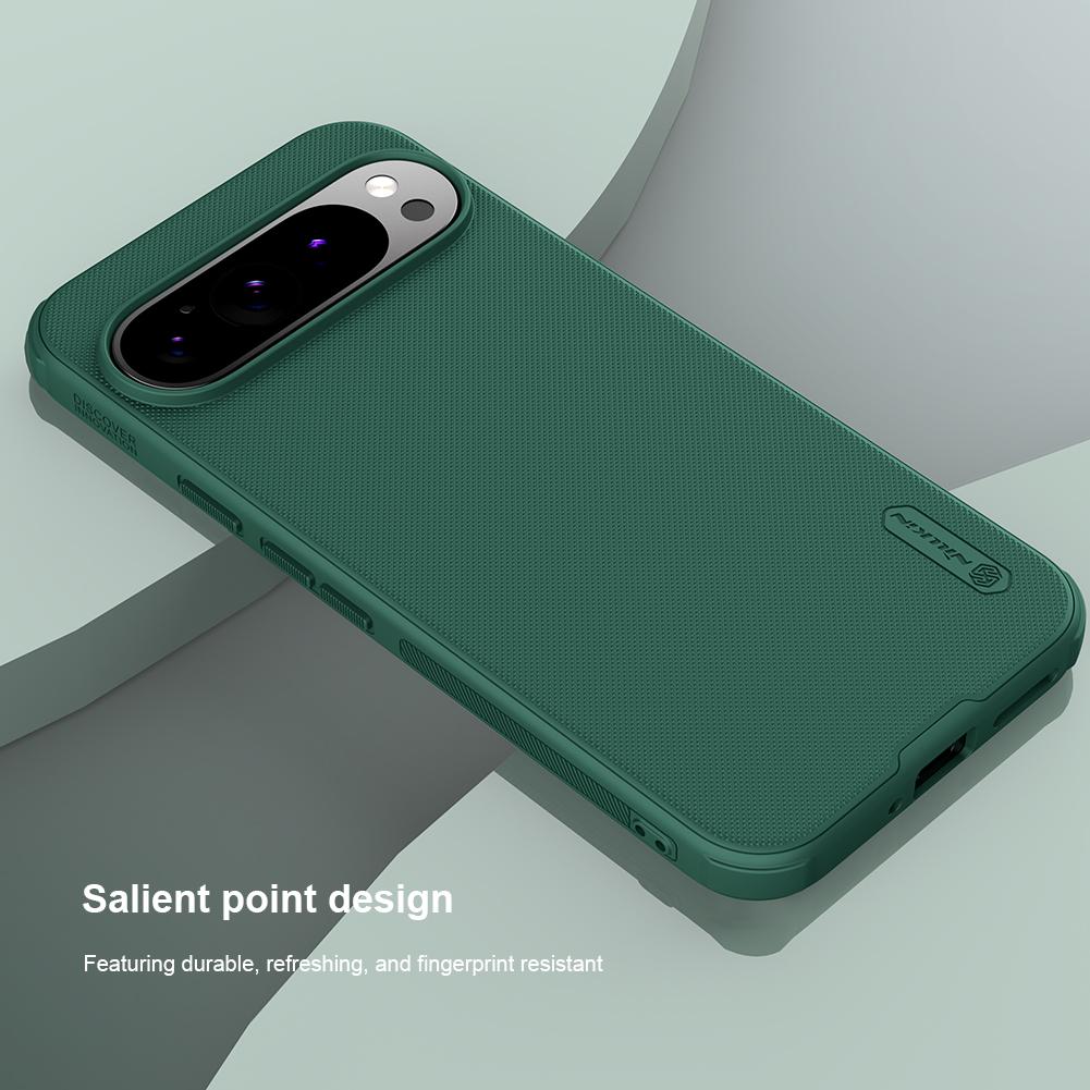 Pro Google Pixel 9 Pro pouzdro na telefon Nillkin Super Frosted Shield Pro Magnetic Hard PC+TPU Shell Shockproof Back Cover