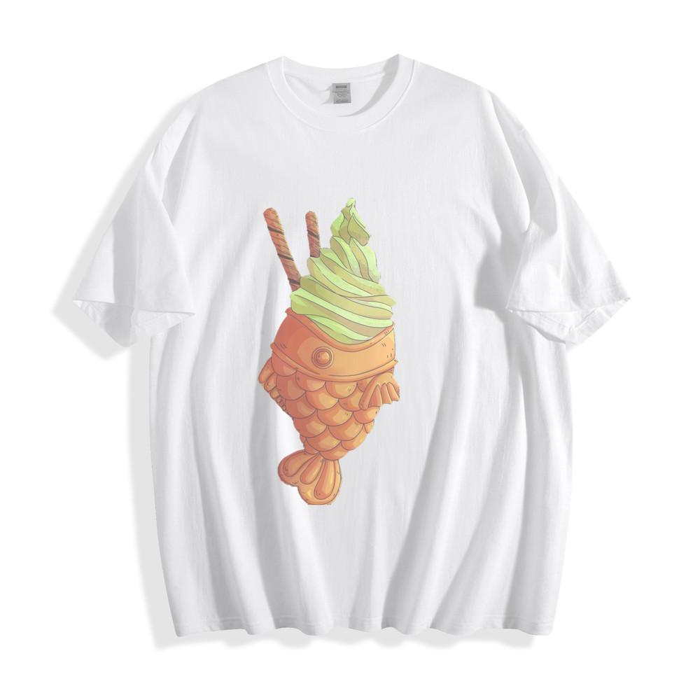

Taiyaki Treat T-Shirt - Cute Fish Dessert Unisex Tee XL