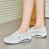 Rocking shoes women's summer new fly-woven mesh breathable casual mother shoes one-pedal platform women's shoes