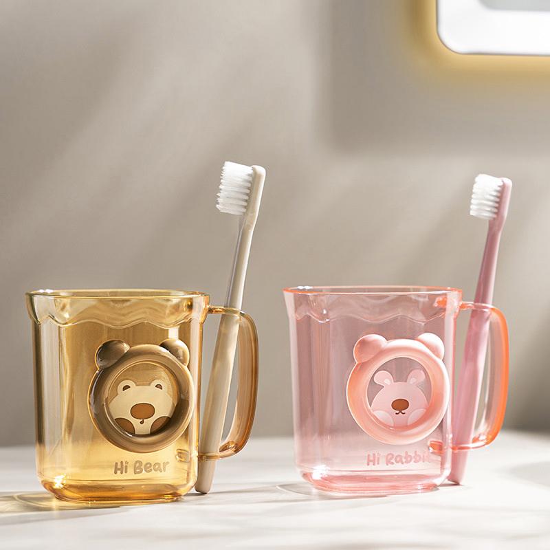 Bathroom Cups Reusable Tooth Brush Cup Bathroom Tumbler Kids Rinse Cup Tooth Brushing Holder Toothbrush Holder Cup Couple