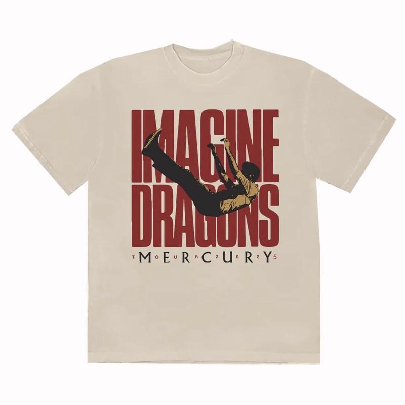 Retro Imagine Dragons Band An Independent Rock Band From The US Americanstyle Retro Mens Loose Tshirt
