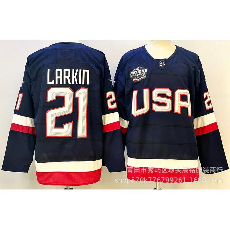 Mens Ice Hockey Jersey Toronto Maple Leafs 34 86 USA Team 19 Embroidered Custom Fan Wear