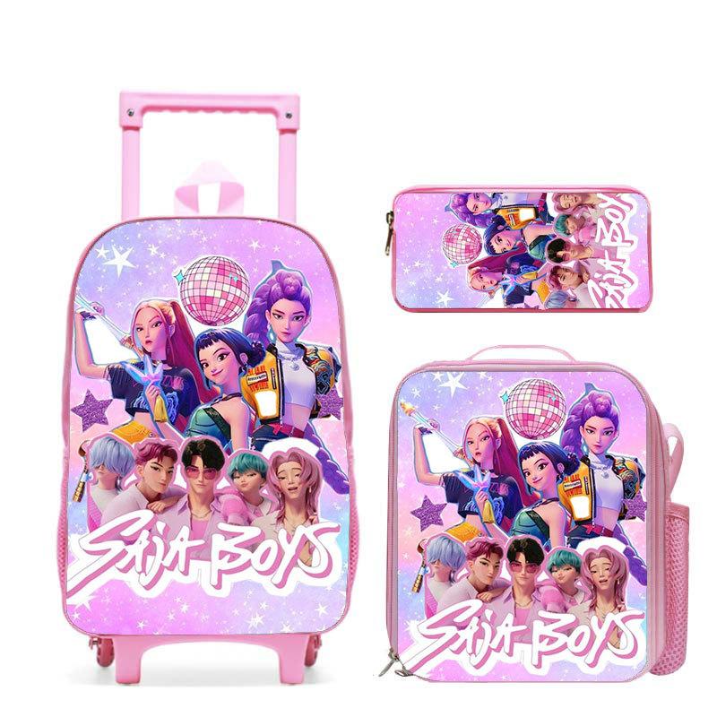 Kpop Witch Hunter Girl Group Schoolbag High Definition Printing Casual Crossing Border Lightweight Tie Rod Backpack One Piece Hair