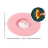 1Pcs Dust‑Proof Round Mug Cover Cute Cat Ear Silicone Cup Lid Reusable Cup Topper Mug Lid Seal Drinkware
