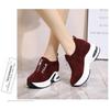 Women's Casual Shoes Autumn New Korean Version Height-increasing Thick-soled Zipper Suede Women's Shoes Fashion Sneakers
