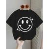 European sizes Boys Infant Toddler Cute Cool Cartoon Print Letter T-Shirt - Soft Breathable Round Neck Short Sleeve Tee, Summer Casual Comfortable