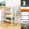 Movable Multi-Layer Kitchen & Bathroom Storage Rack for Fruits & Vegetables