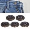 5 Sets Screw Back Button 30mm Round Shape Antique Bronze Black Turquoise Conchos with 4.5mm Screws F