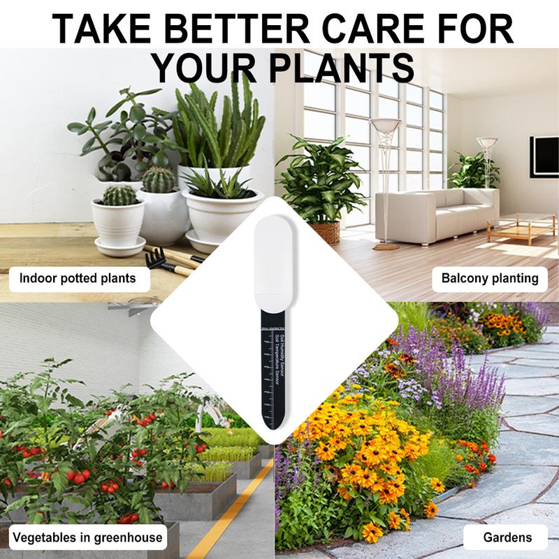 2/3/5/10pcs Zigbee Soil Moisture Sensor Smart Monitor Moisture Tester Flower Pot Soil Greenhouse Garden Planting Humidity Meter
