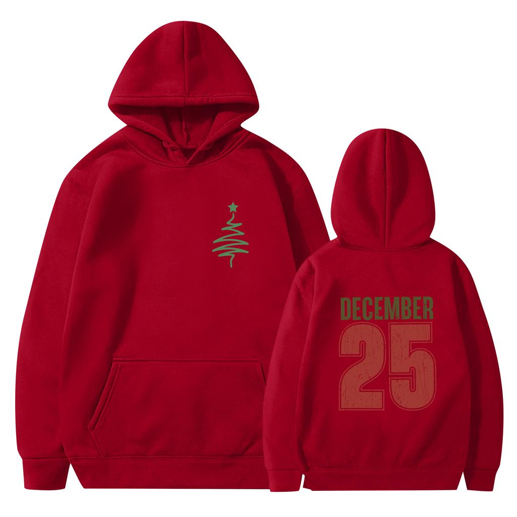 Women's Christmas  Hoodie Funny Cute Christmas Holiday Sweatshirt Pullover