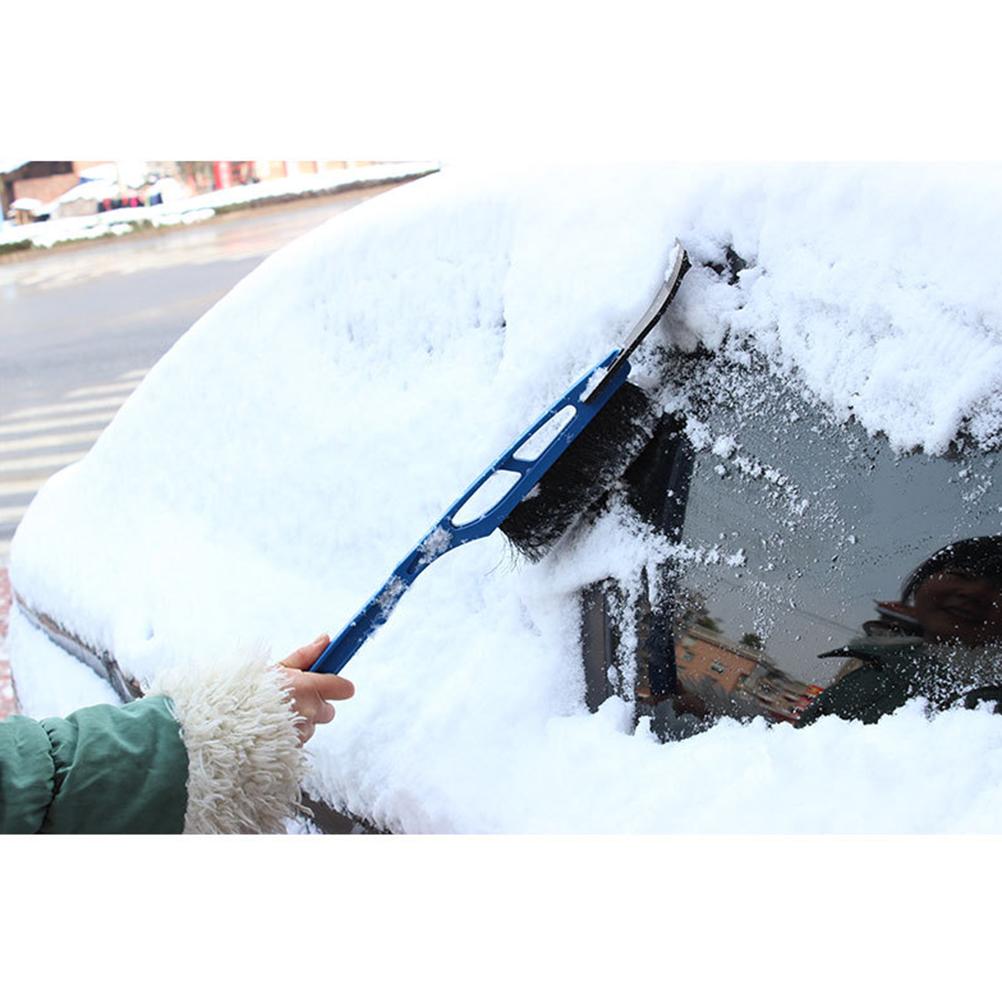 2 In 1 Snow Brush with Squeegee Ice Scraper Foam Grip AntiFreeze Snow Shovel for Car Truck SUV MPV