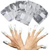 100/200/400Pcs Nail Polish Remover Foil Wrap Kit Soak Off Gel Remover with Cotton Pad Home Salon Nail Polish Removal Tools Kit
