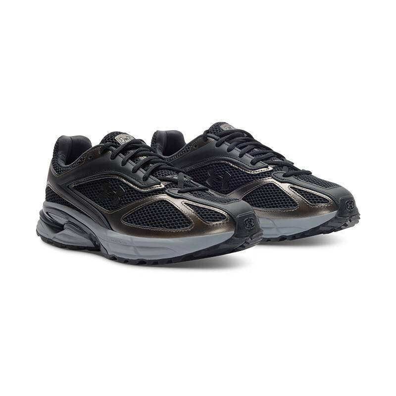 Under Armour Apparition Metallic Black Unisex Sneakers 3027595-007