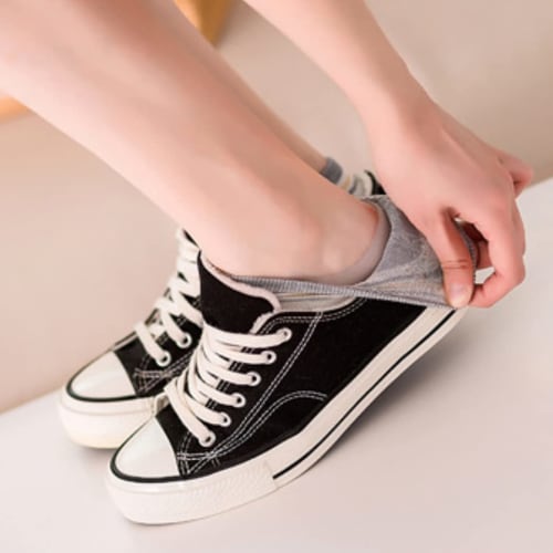 HappyHome Heel Protection Support Cover, Moisturizing, Prevents Blisters, Shock Absorption, Foot Cushion Insoles, Ambidextrous, 2-Pack (Semi-Transpare