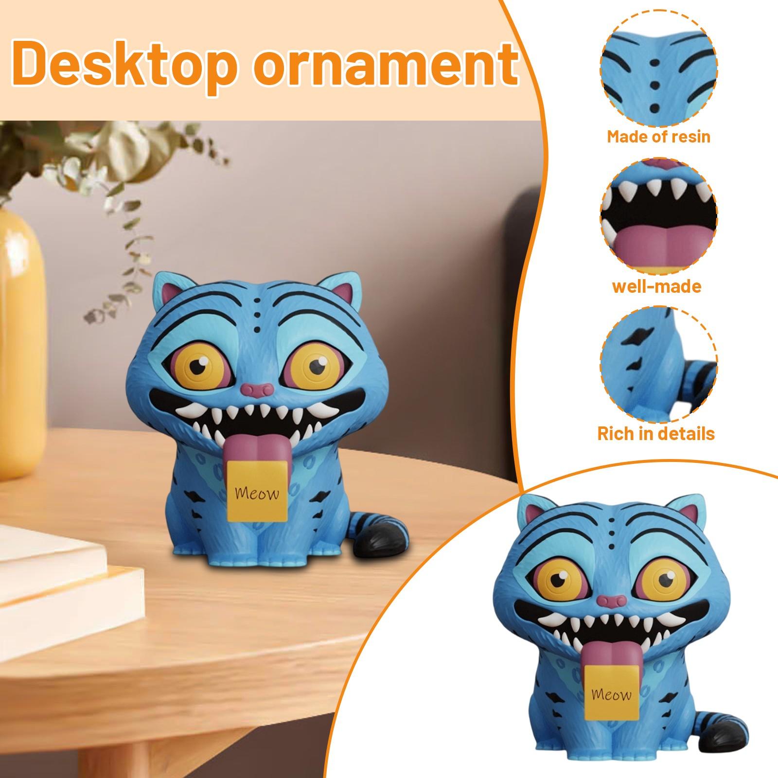 

Resin Doll Figurine, Holiday Gift, Toy Ornament. One Size синий