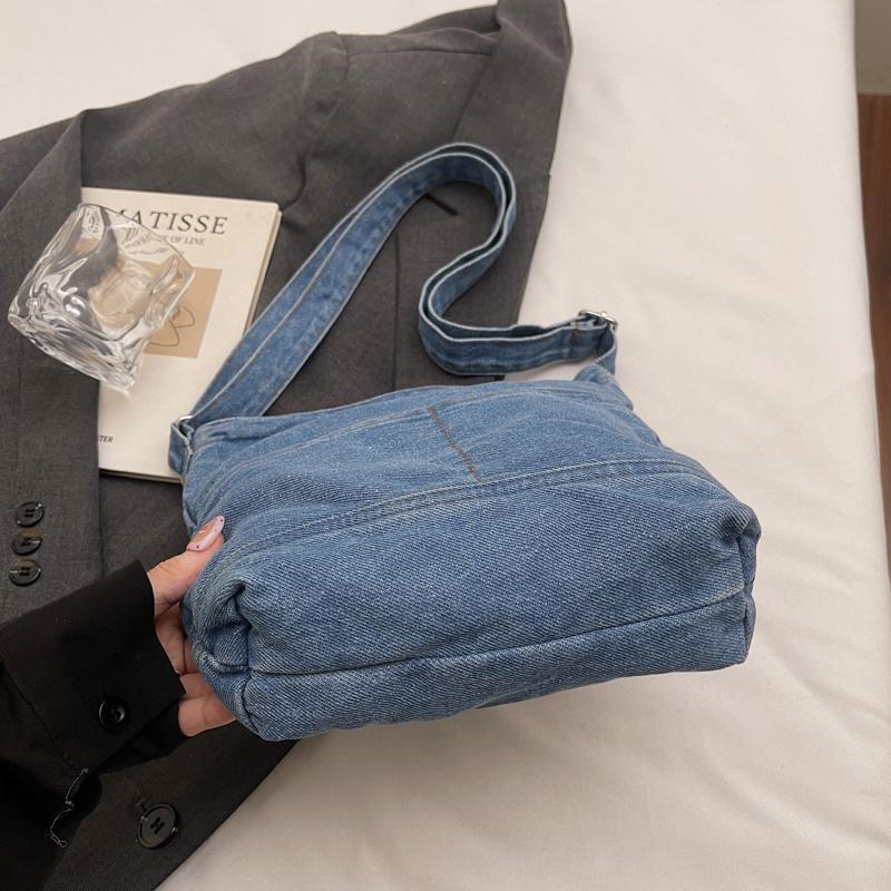 Borsa in Denim da Donna Borsa a Spalla Borsa a Tracolla Borsa per Cellulare