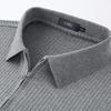 FIRS Men's Jacquard Zipper Polo Shirt