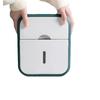 Wall-Mounted Waterproof Toilet Paper Holder & Storage Rack, Punch-Free Installation.