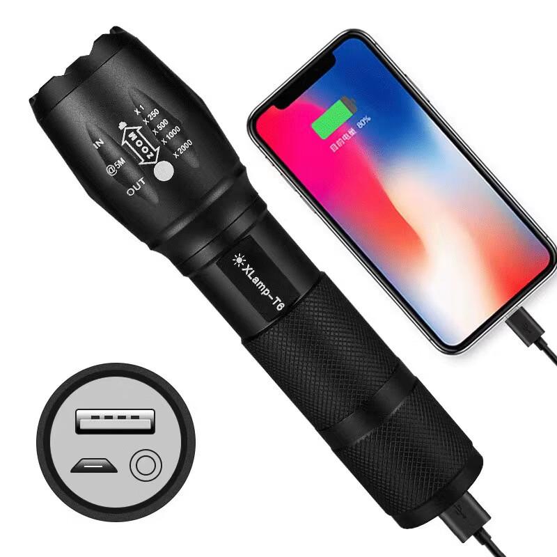 Nu Feng High-Power Rechargeable LED Flashlight