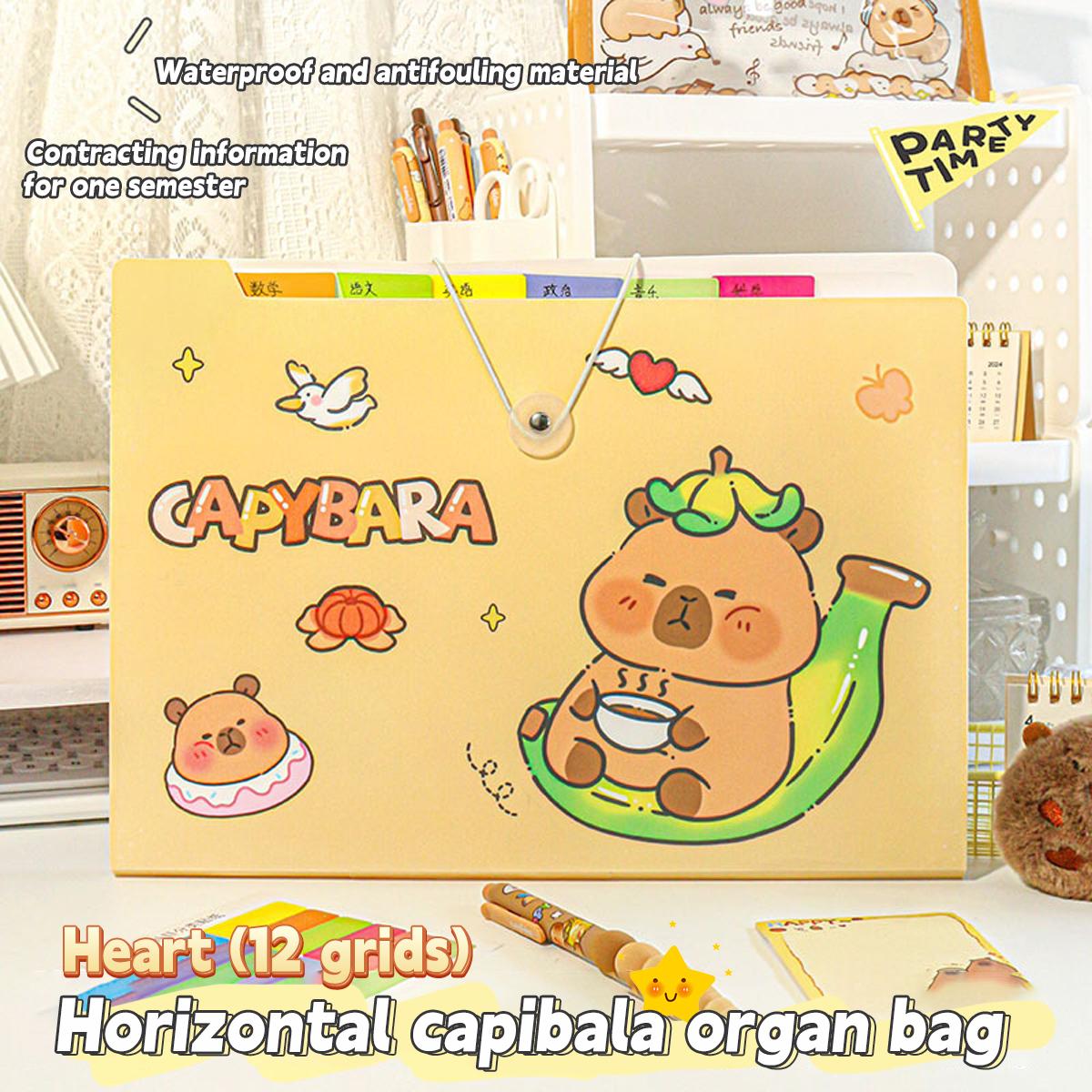 

Папка для классификации данных формата А4 Kawaii для школьников, большая вместительная сумка-гармошка, школьная книга для хранения контрольной работы, школьные канцелярские принадлежности