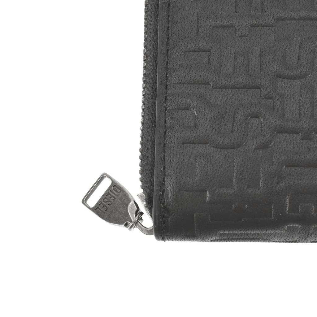Diesel Men's Bifold Wallet, Black, X09337, P0556, T8004 [Parallel Import]