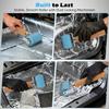 3rd-Gen Sound Deadening Roller, Professional Dual Bearing Hand PU Seam Roller Application Tool with Wood Handle for Car Audio Sound Deadener,