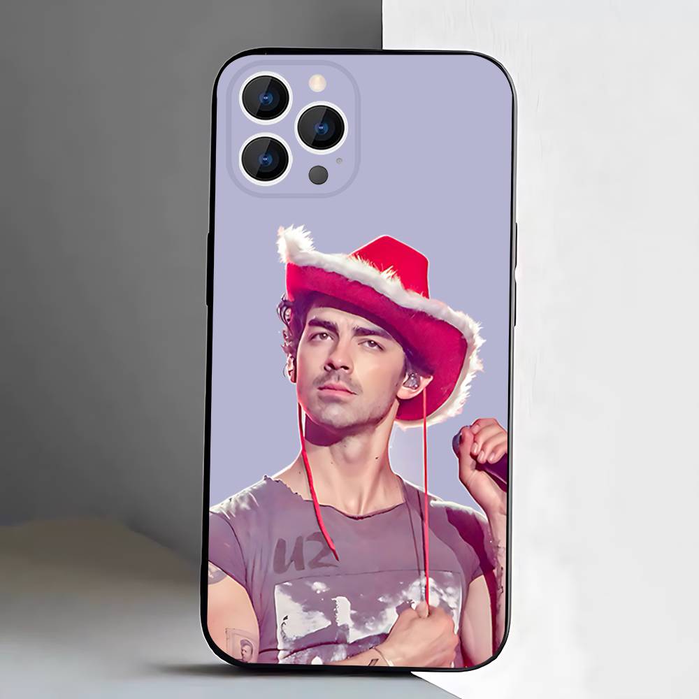 Singer J-Joe Jonas  Phone Case For iPhone 17,16,15,14,13,12,Pro,Max,Plus,E,SE4,Air,Mini Black Soft Box