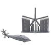 5-Pack RUH-60 Black Hawk Stealth Helicopter Model Resin Assembly 1/2000-1/350 Scale Transport Military Model (1/700 (27mm))