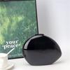 The New Acrylic Shiny Metallic Goose Egg Box Shiny Shell Banquet Shiny Elegant Design Clutch