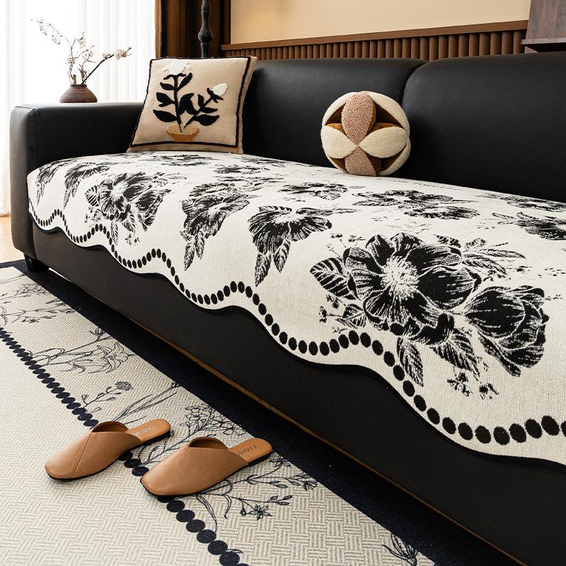 

1 шт. Ретро Роскошный Чехол на Сиденье Дивана Нескользящий Универсальный Чехол на Диван Защита от Грязи Домашние Животные Дети Угловой Диван Полотенце Подушки funda sofá A 90x90cm 1pc