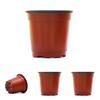 Lightweight 10/50/100pcs Double Color Plastic Plants Nursery Pot For Seedlings**