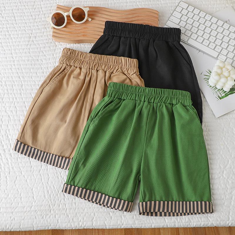

New Pure Cotton Kids Casual Shorts & Culottes - British Style 80cm