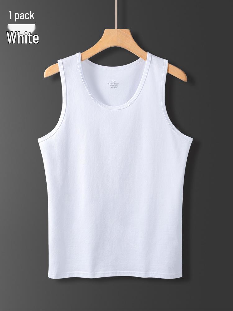 Men's Cotton Sleeveless Vest: Casual Plus-Size Athletic Base Layer for All Seasons