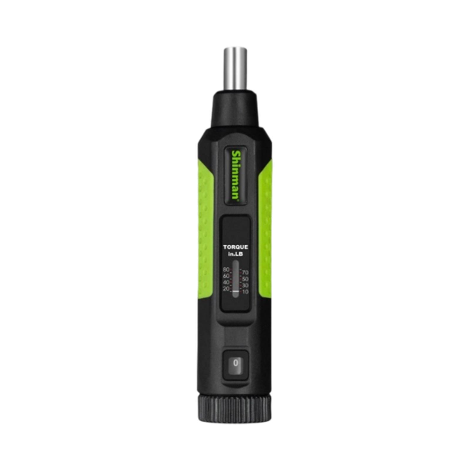 Torque Screwdriver Set with Dual Window Torque Display Miniature Magnetic Torque Driver Precision Adjustable Torque Wrench Kit One Size