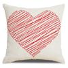 Valentine's Day Pillow Cover New Letter Love Sofa Cushion Cover Short Plush Cushion Pillow