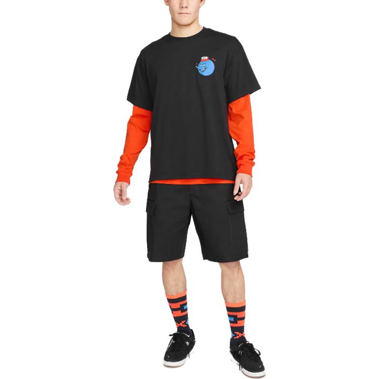 New Nike T Shirts Men's Black FB8137-010