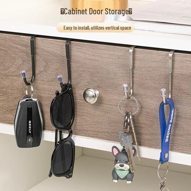 304 Stainless Steel S-Hook for Kitchen, Wardrobe, or Shoe Cabinet