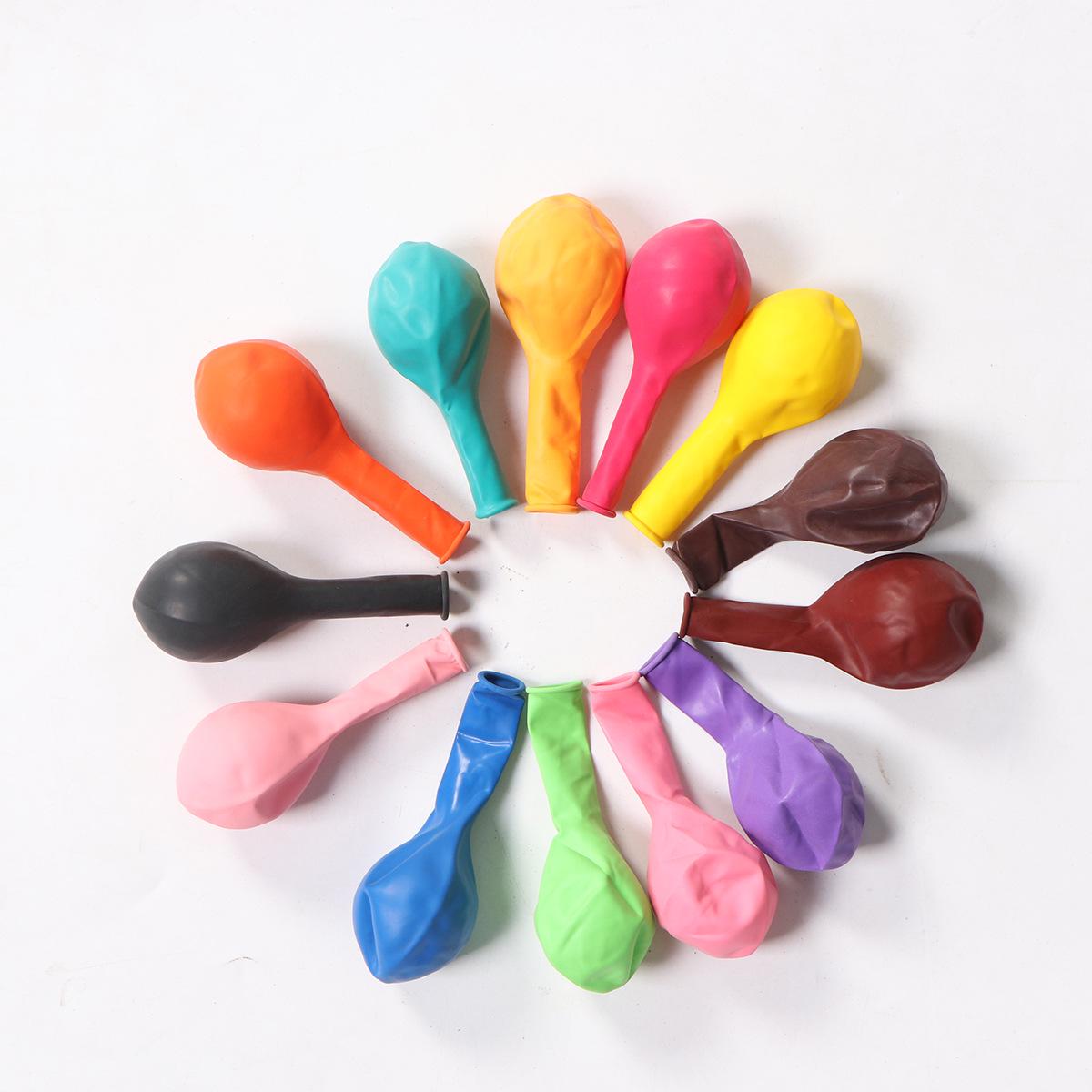 

Matte 10-Inch Round Latex Balloons for Birthdays and Weddings