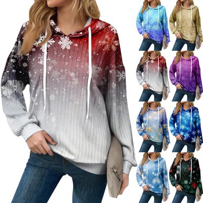 Sweats à capuche pour femmes Surdimensionnés Hiver Mignons Pulls Molletonnés Tendance Vêtements d'automne