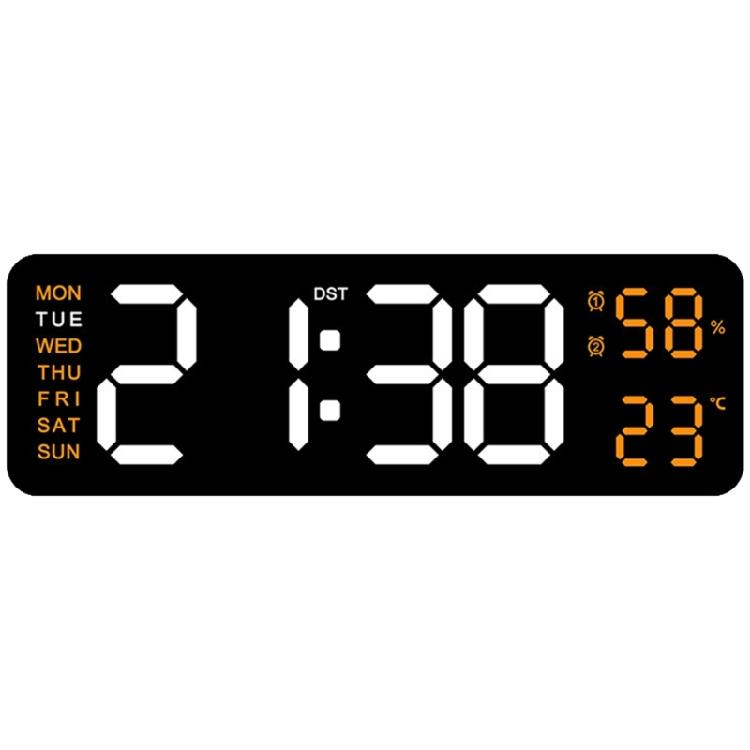 LED Digital Display Alarn Clock Brightness Dimmable Hangable and Desk Colck