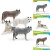 Realistic Animal Wolf Figure Pvc Model For Kids Learning And Home Decor