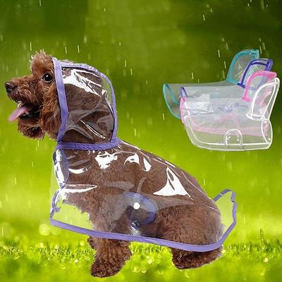 Outdoor Dog Raincoat Puppy Waterproof Poncho Pet Clothes Dog Raincoat