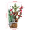 Mini Christmas Tree Desktop Decor Home Table Top Tree Ornament Xmas Decoration