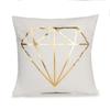 Short Plush Hot Stamping Home Pillow Cover Sofa Bedroom Cushion Cover Super Soft Pillow Cushion