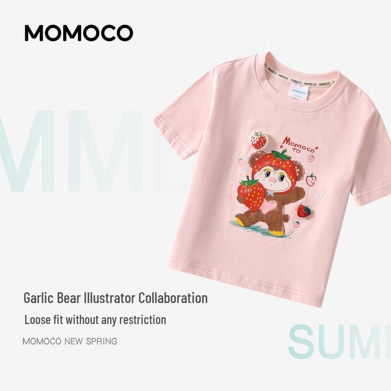 MOMOCO Girls' Summer Graphic T-Shirt